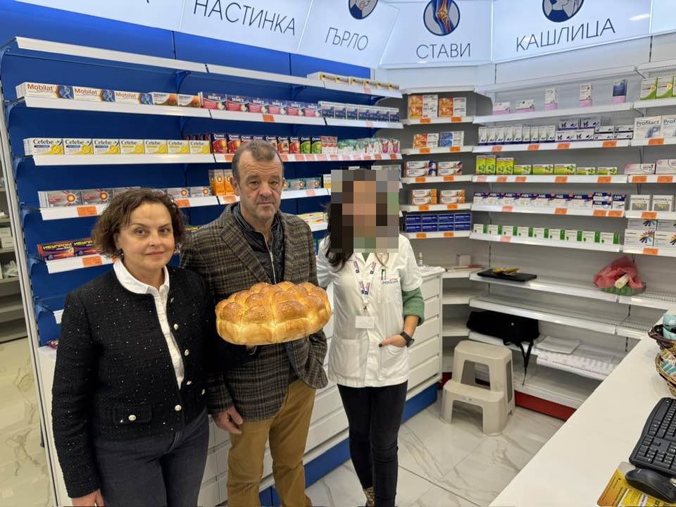 O Νικολάι Κοστόφ με την σύζυγό του Ιουλία