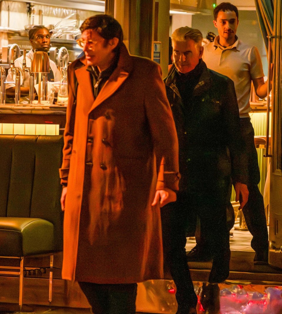 Ο Πιρς Μπρόσναν με τον γιο του Κρίστοφερ/Φωτογραφία:﻿SplashNews.com / Splash / Profimedia  