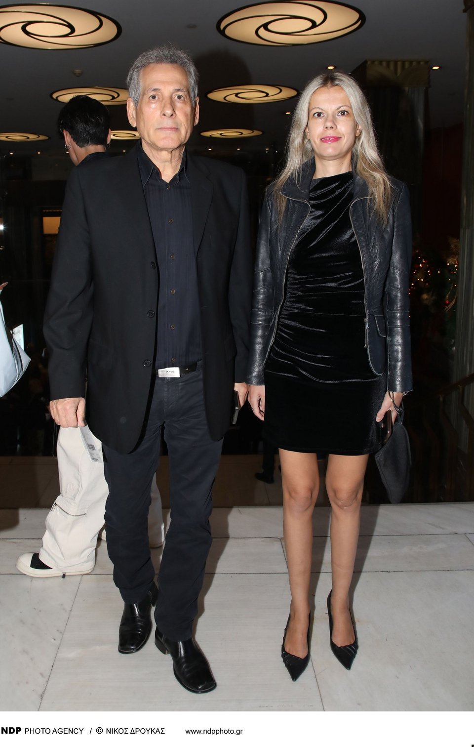 Θάνος Καληώρας με την σύζυγό του, Θωμαΐδα