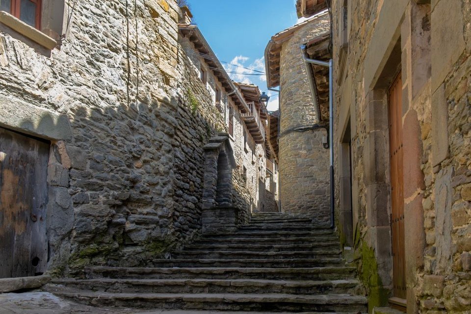 Rupit μεσαιωνικό χωριό Ισπανία 