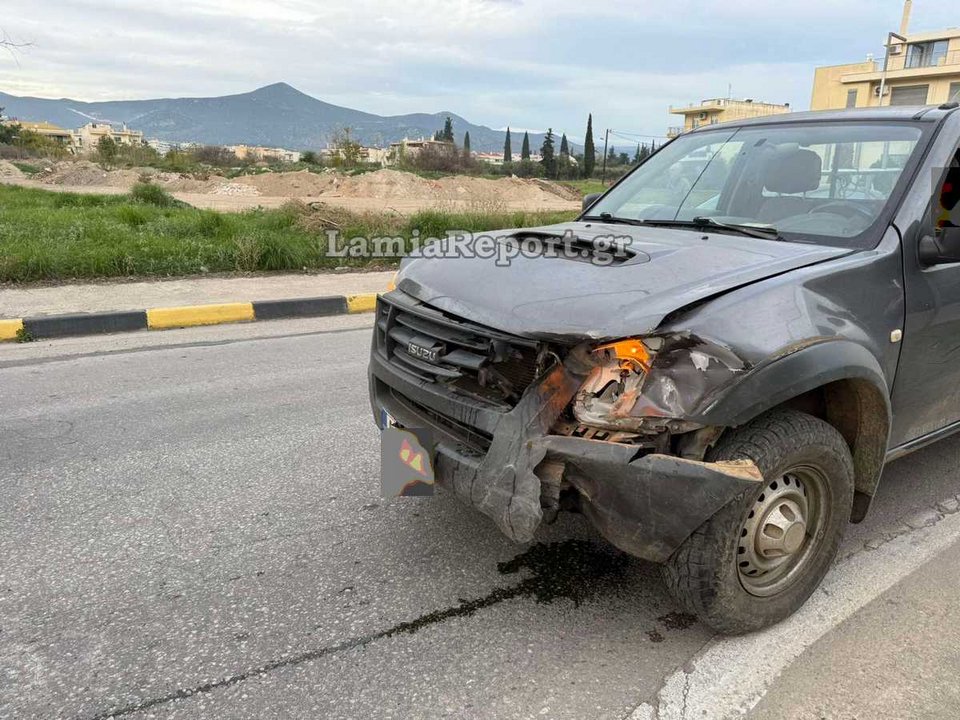 Όχημα που ενεπλάκη στο τροχαίο