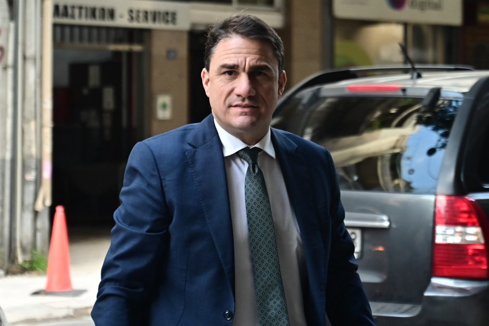 Ο εκπρόσωπος Τύπου του ΠΑΣΟΚ Κώστας Τσουκαλάς -Φωτογραφία: ΚΩΣΤΑΣ ΤΖΟΥΜΑΣ/EUROKINISSI