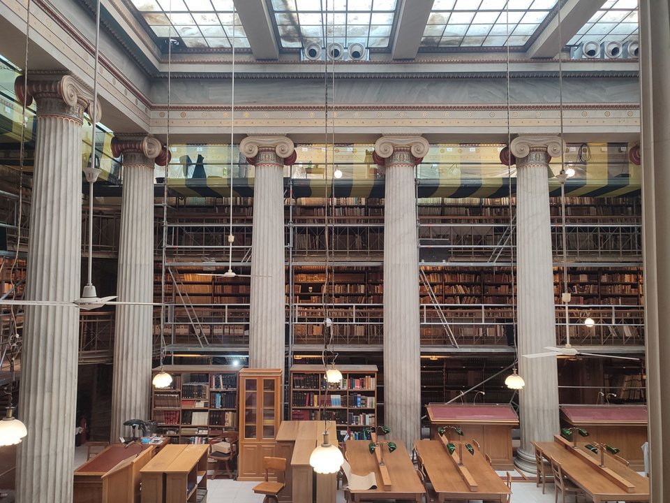 Το Βαλλιάνειο Μέγαρο «ξανασυστήνεται» στο κοινό μετά τις εργασίες συντήρησης στο Αναγνωστήριο