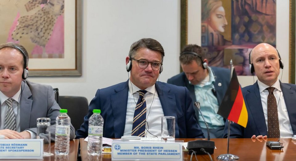 Ο Πρωθυπουργός του κρατιδίου της Έσσης, Boris Rhein 