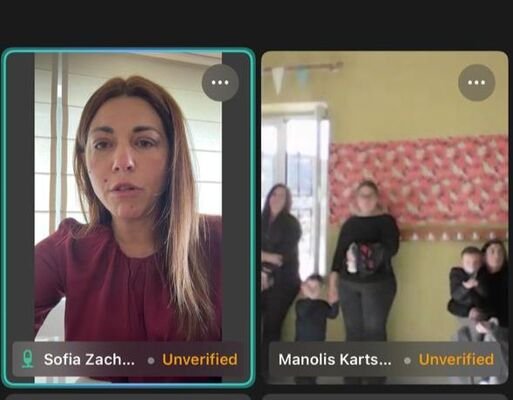  Διαδικτυακή σύνδεση με την Υπουργό Παιδείας, Θρησκευμάτων και Αθλητισμού, Σοφία Ζαχαράκη  