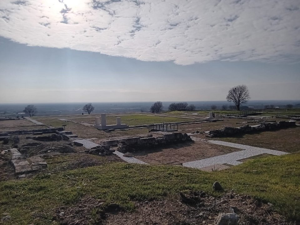 Άποψη του Ανακτόρου Πέλλας 