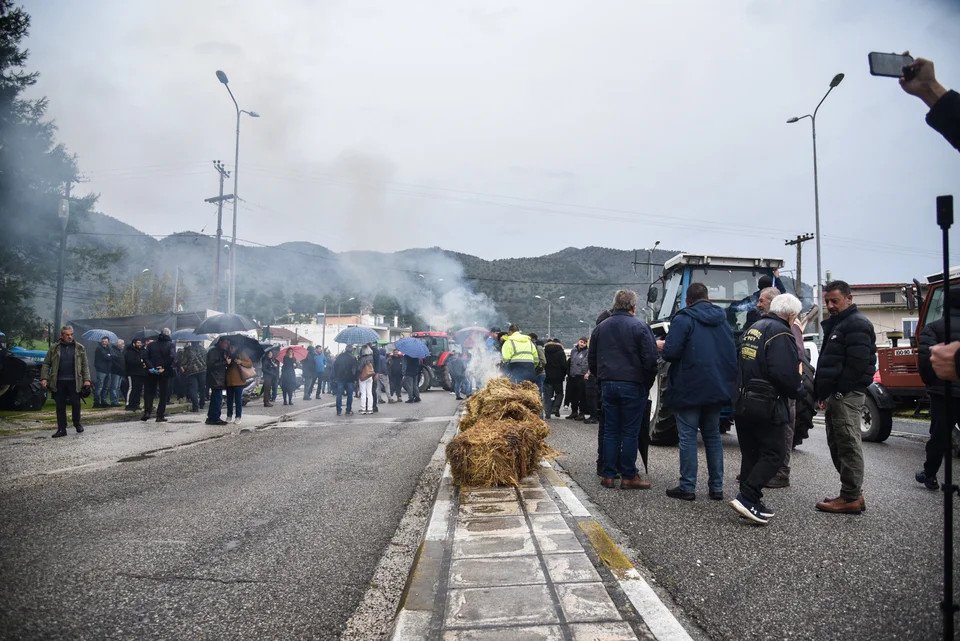 Aγροτικες κινητοιποιήσεις στην Πρεβεζα / (ΓΙΩΡΓΟΣ ΕΥΣΤΑΘΙΟΥ/EUROKINISSI)