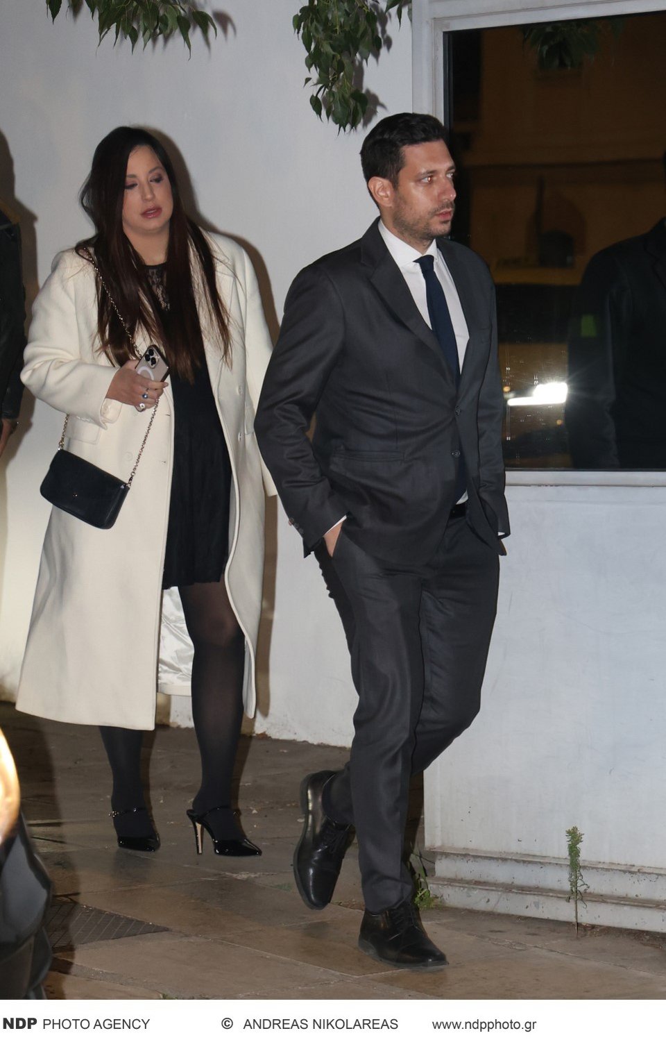 Ο Κωνσταντίνος Κυρανάκης με την σύζυγό του Ελένη Αθερινού