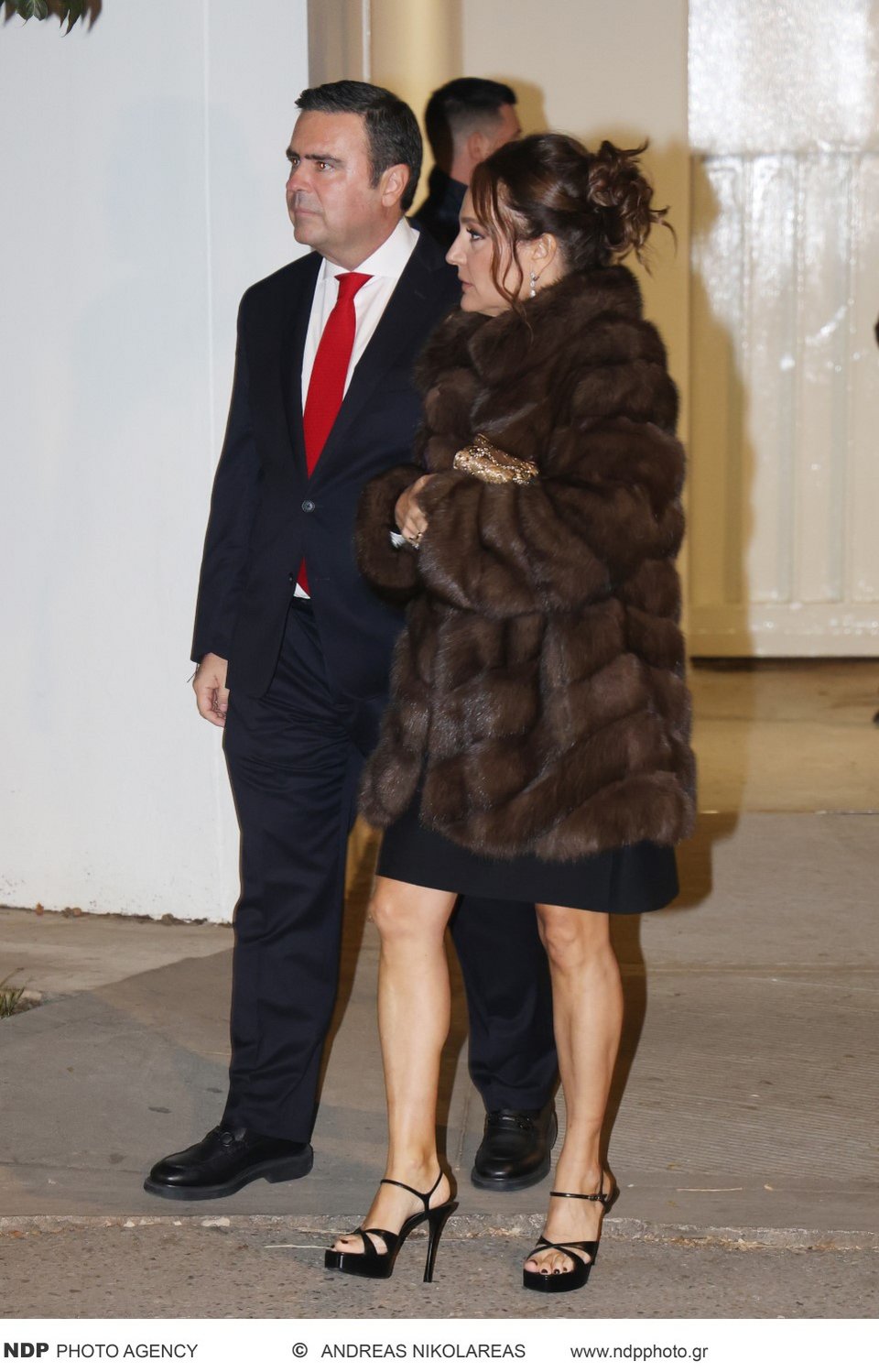 Ο Πέτρος Μαχάς με την σύζυγό του Εβελίνα