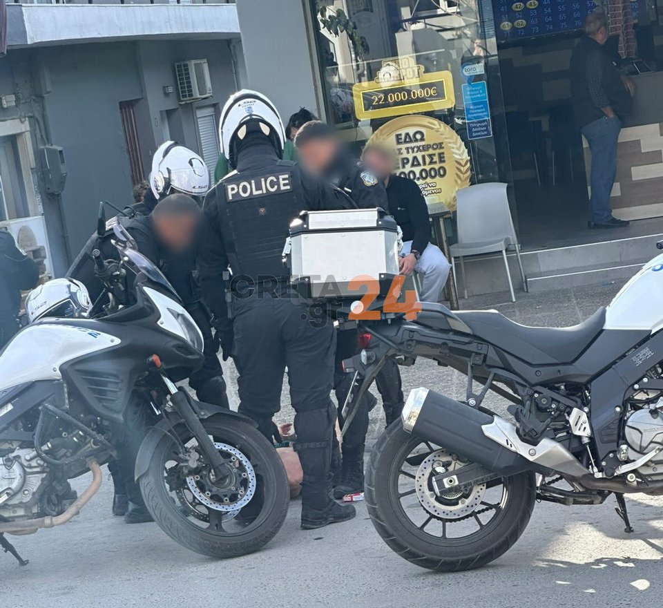 Ο άνδρας που προκάλεσε φθορές σε μαγαζιά κι οχήματα στο Ηράκλειο /creta24