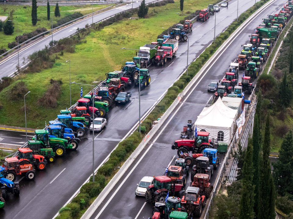 Μπλόκα αγροτών / Φωτογραφία EUROKINISSI 