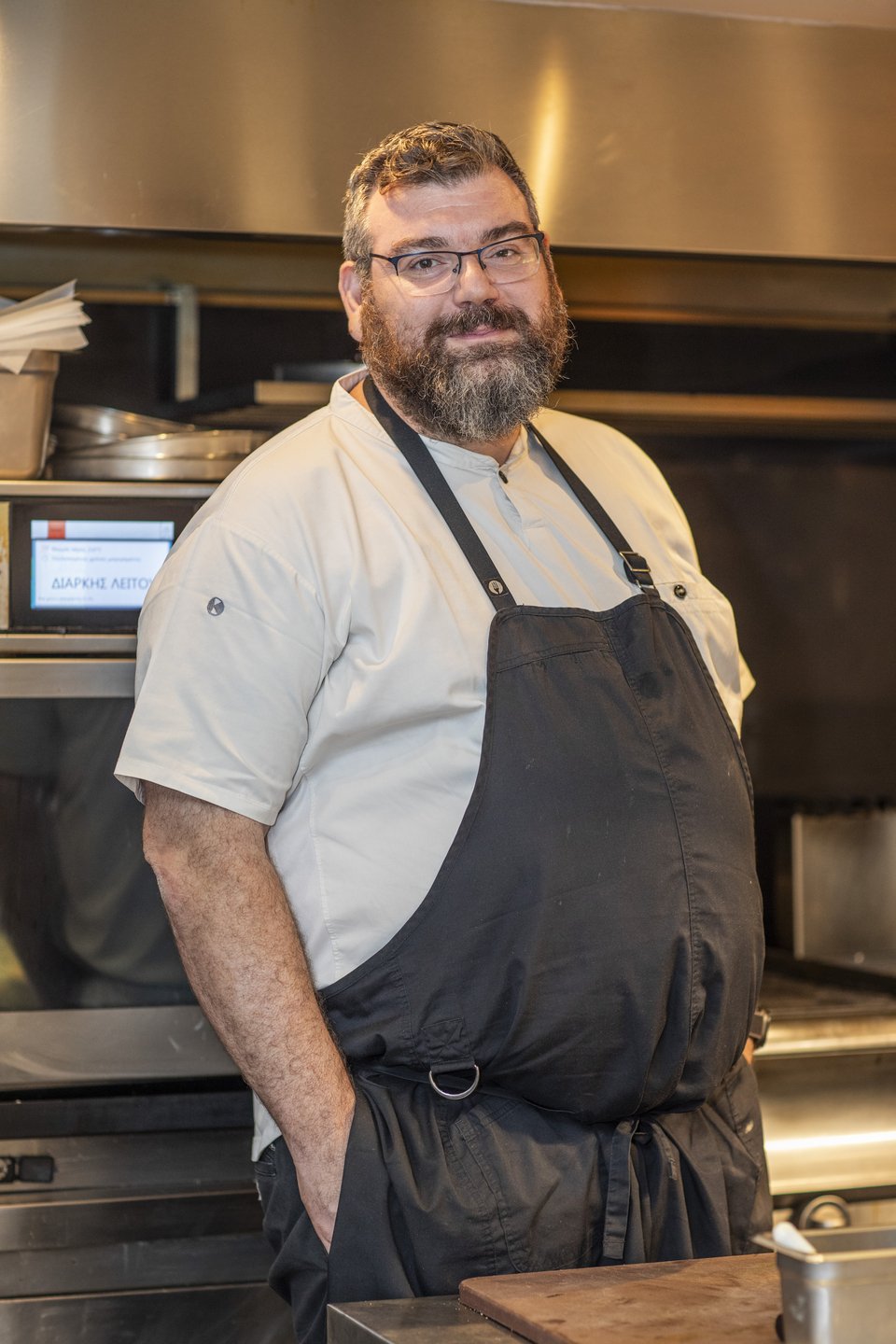 Ο chef Θωμάς Μάτσας / Φωτογραφία: Μαρία Μαράκη