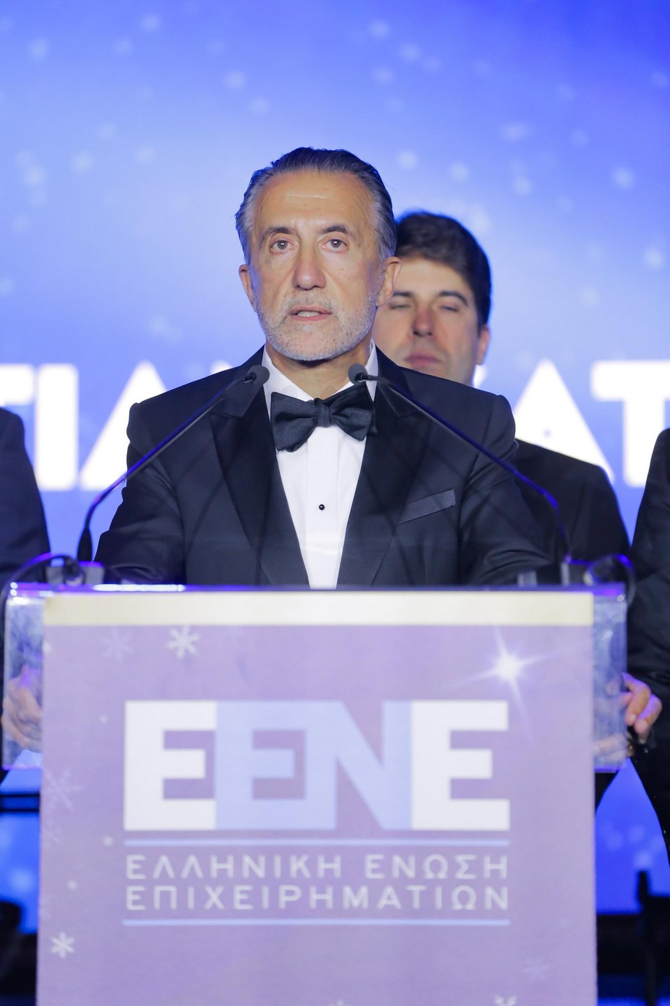 Ο Κρίστιαν Χατζημηνάς, Πρόεδρος Ε.ΕΝ.Ε., κατά την έναρξη της εκδήλωσης 