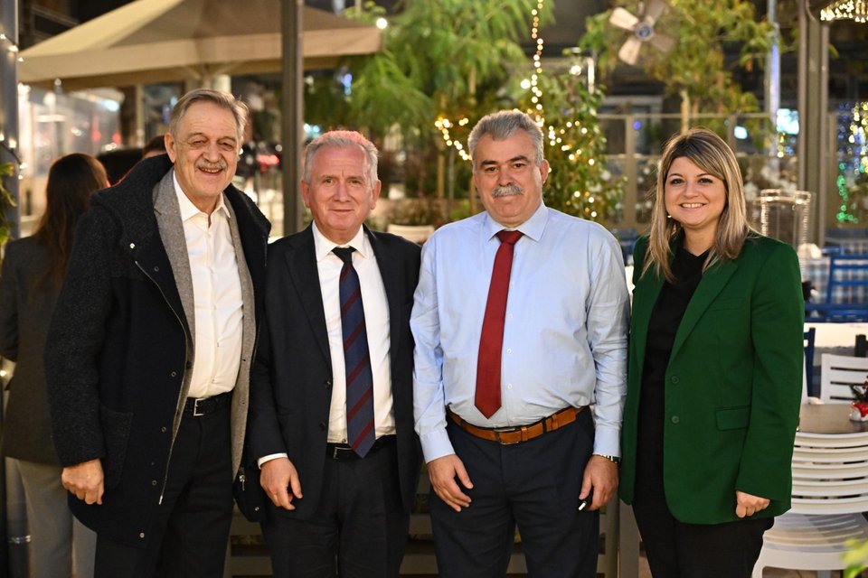 Από δεξιά-Νάγια Γρηγοράκου, Ανδρέας Πουλάς, Γιώργος Μουλκιώτης, Πάρις Κουκουλόπουλος 