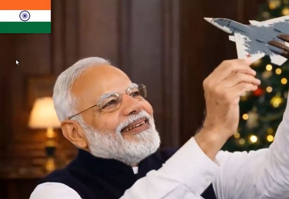 Ένα αεροπλανάκι Su-57 το δώρο του Πούτιν στον Ινδό πρωθυπουργό Ναρέντρα Μόντι