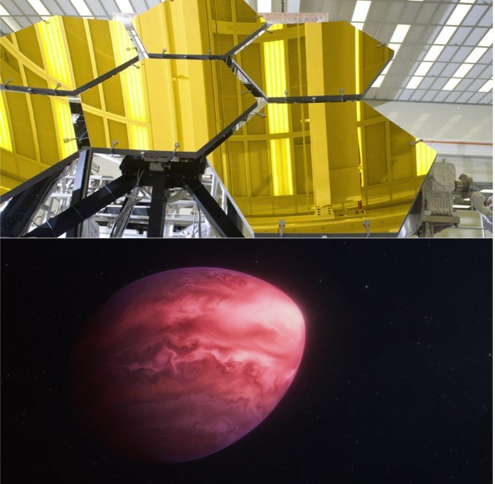 Χρησιμοποιώντας το James Webb Space Telescope, επιστήμονες της NASA παρατήρησαν τον εξωπλανήτη PSR J2322-2650b, ένα αντικείμενο μάζας παρόμοιας με του Δία / NASA