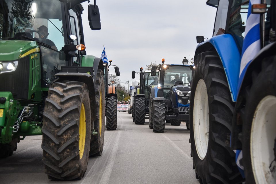 Αγρότες στη Πρέβεζα / Φωτογραφία EUROKINISSI