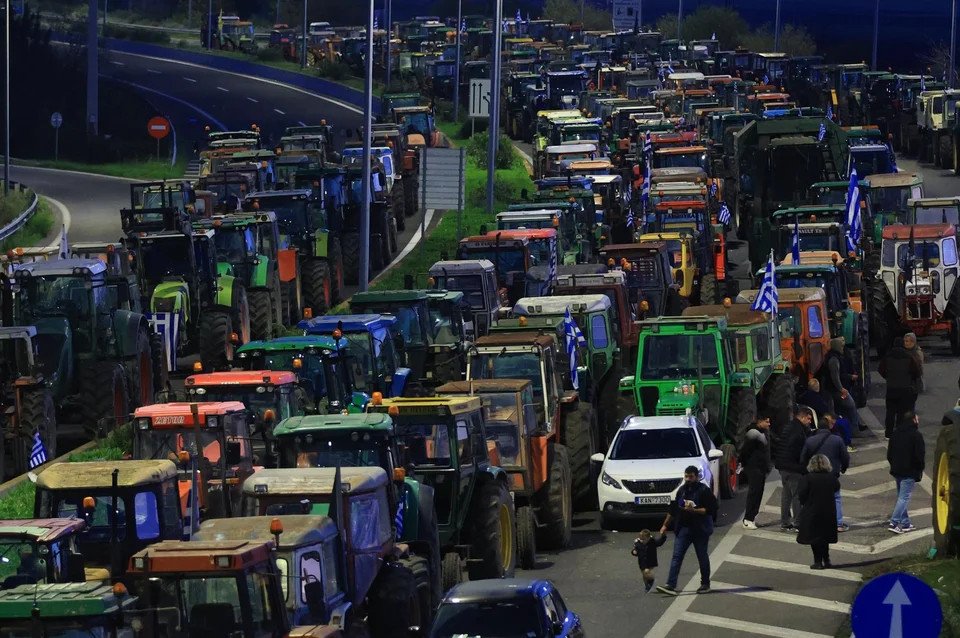 Μπλόκα αγροτών / Φωτογραφία: INTIME