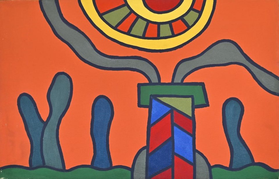 Αλέξης Ακριθάκης , Χωρις τιτλο , 1970