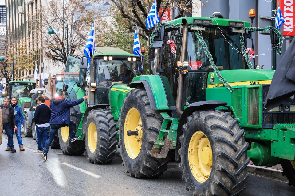 Μπλόκα αγροτών / Φωτογραφία EUROKINISSI 