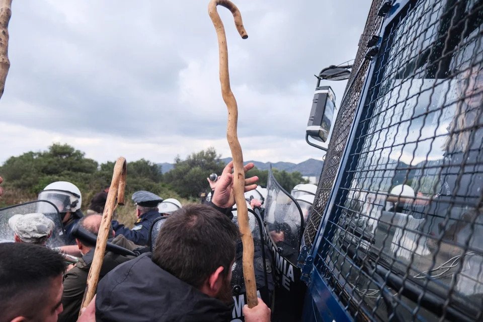 Επεισόδια στην Κρήτη / Φωτογραφία: EUROKINISSI  
