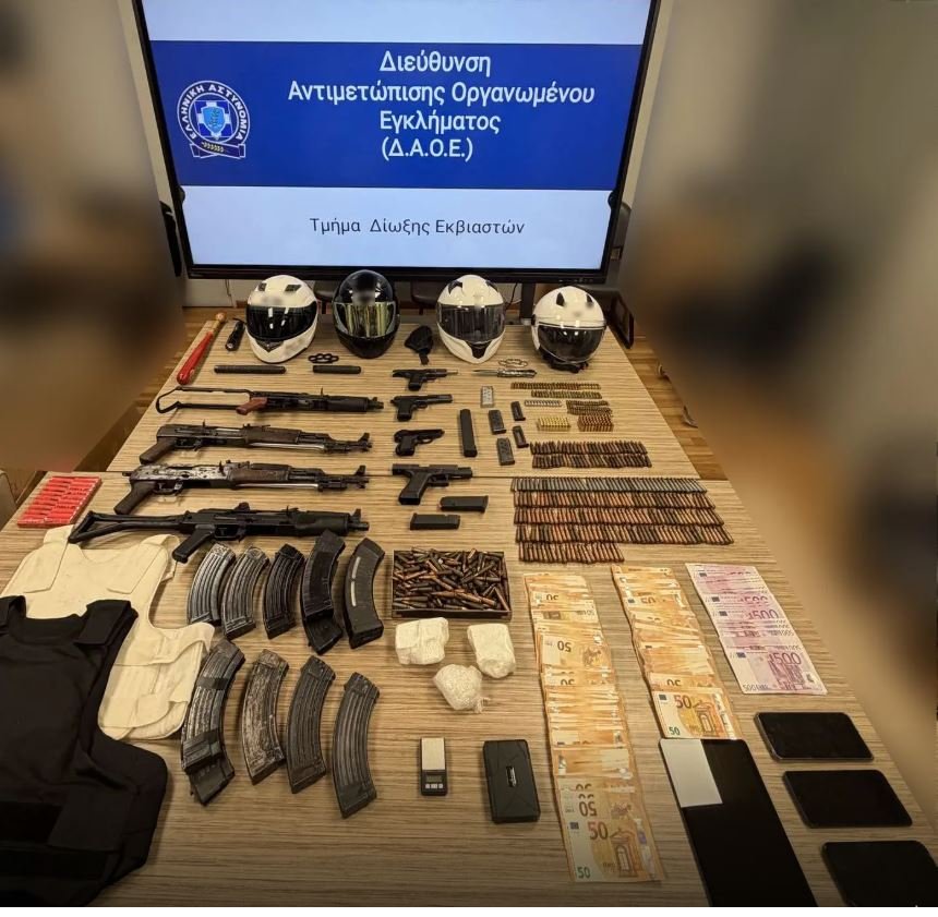 Ευρήματα της ΕΛΑΣ από την έρευνα 