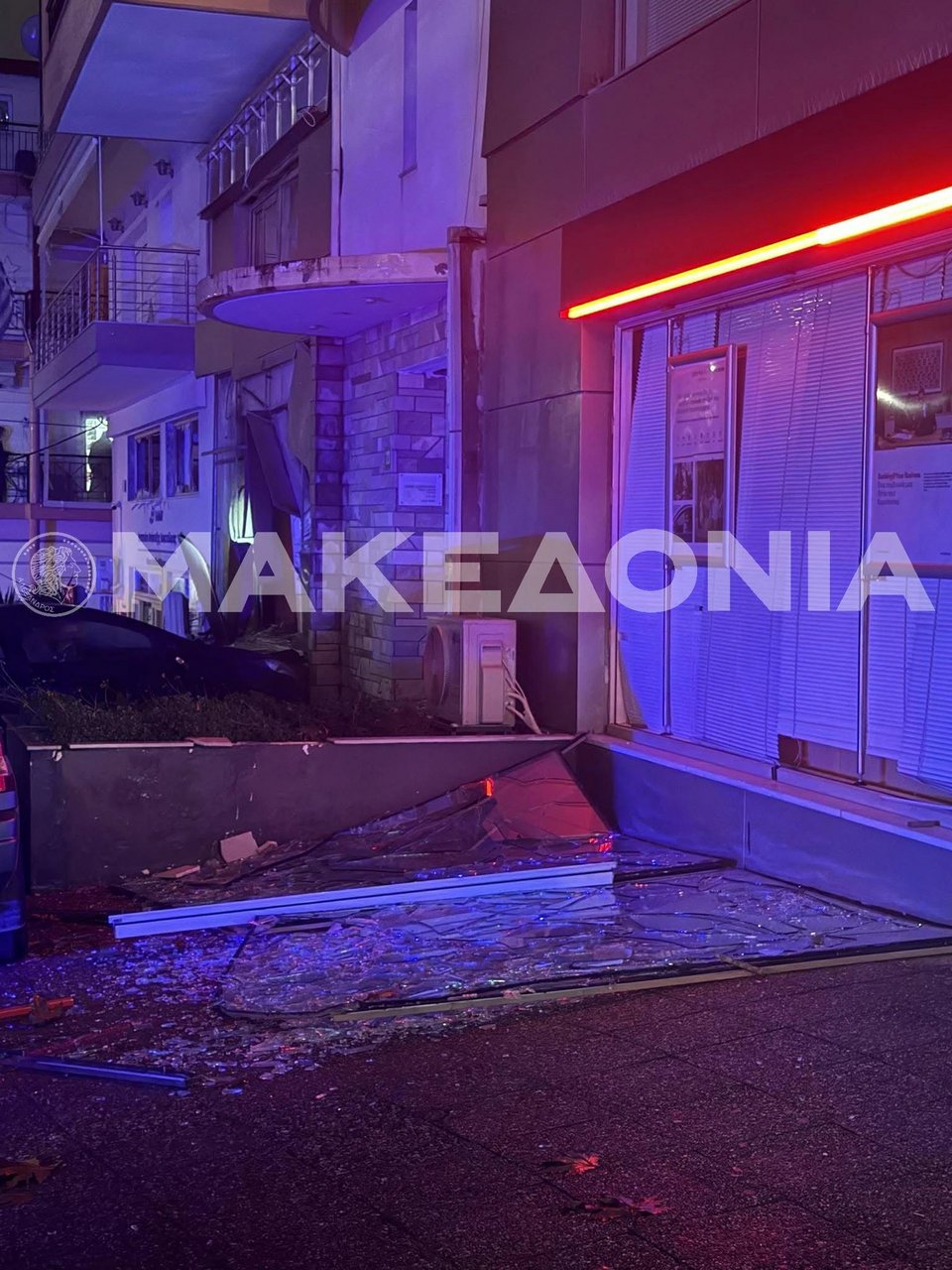 Θεσσαλονίκη: Ισχυρή έκρηξη σε υποκατάστημα τράπεζας στον Εύοσμο 