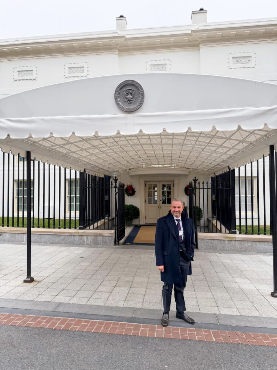 Ο πρόεδρος και διευθύνων σύμβουλος του ομίλου AKTOR, Αλέξανδρος Εξάρχου, στον Λευκό Οίκο