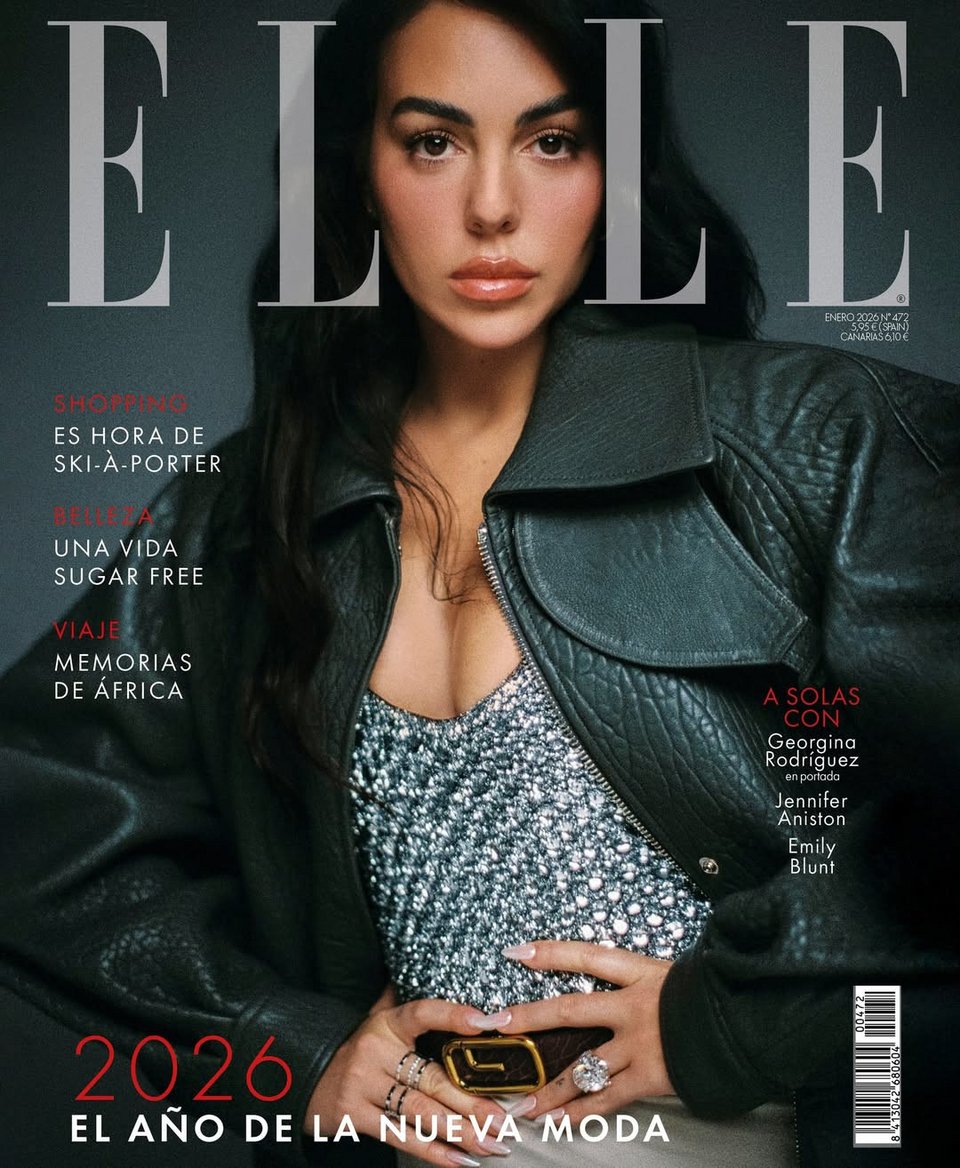 Η Χεορχίνα Ροντρίγκες στο εξώφυλλο του περιοδικού Elle Espana