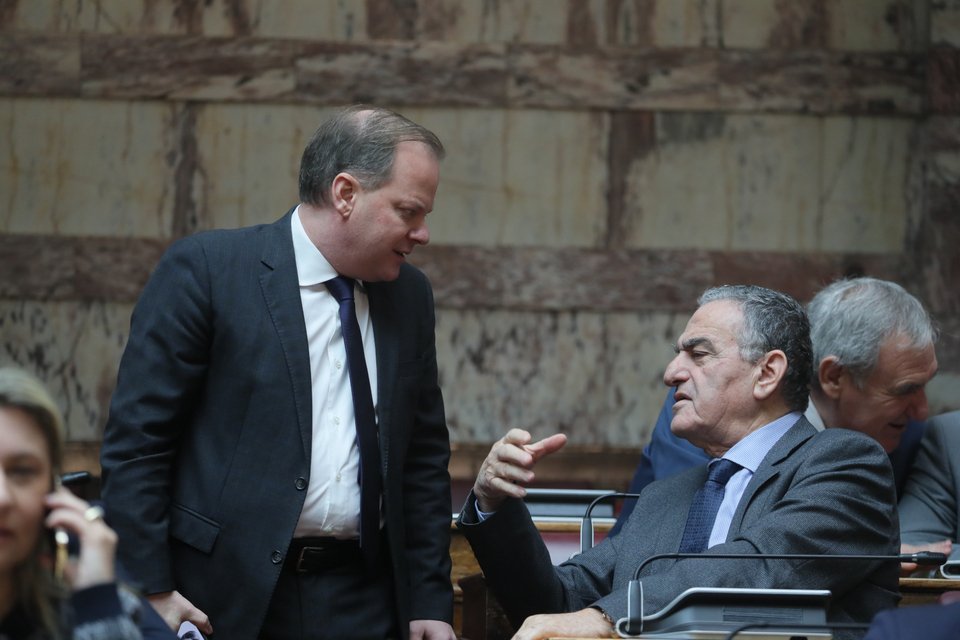 Κώστας Καραμανλής και Χαράλαμπος Αθανασίου