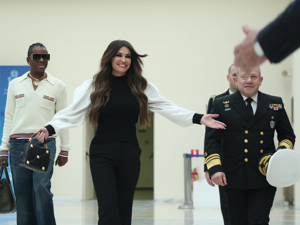 Η Κίμπερλι Γκίλφοϊλ στο υπ. Ναυτιλίας / Φωτογραφία: INTIME NEWS / ΒΛΑΣΣΟΠΟΥΛΟΥ ΙΣΜΗΝΗ