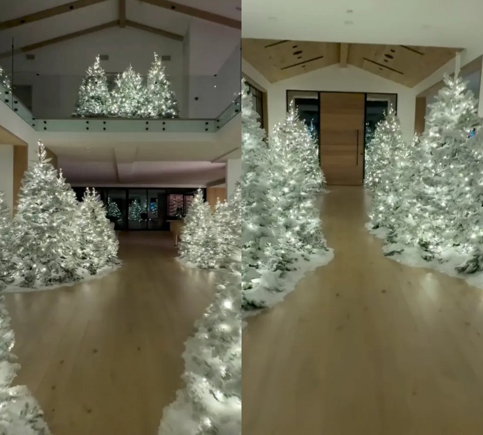 H χριστουγεννιάτικη διακόσμηση της Κιμ Καρντάσιαν