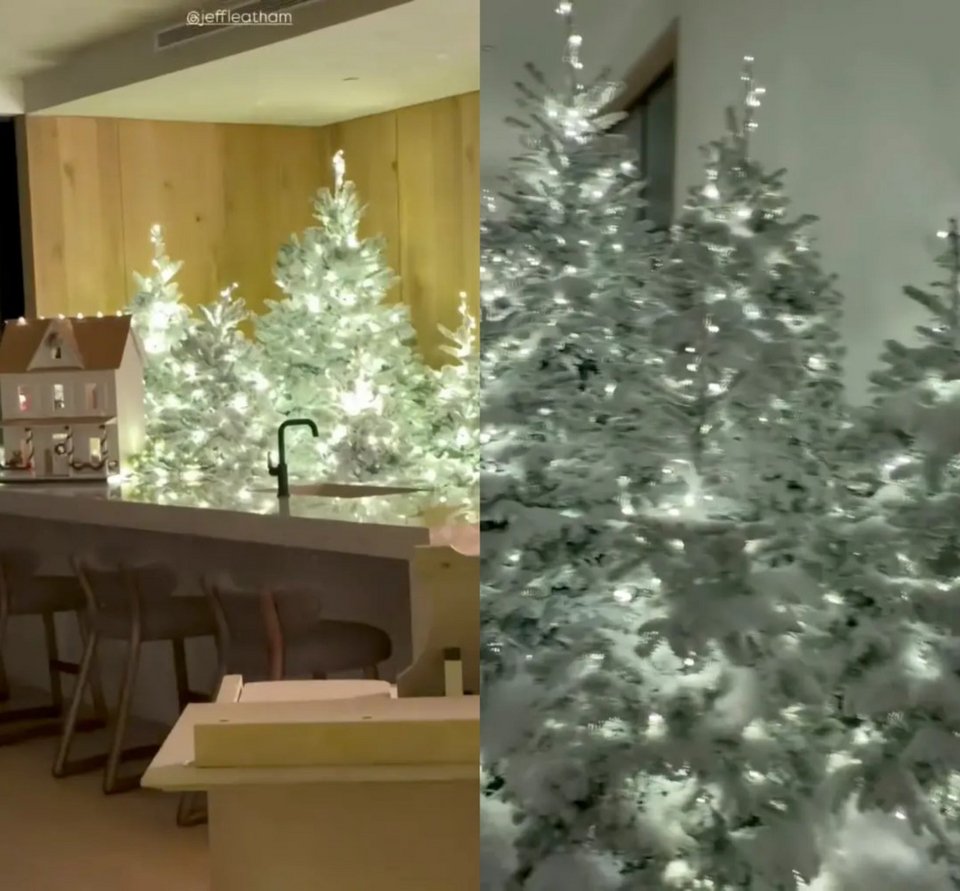 H χριστουγεννιάτικη διακόσμηση της Κιμ Καρντάσιαν