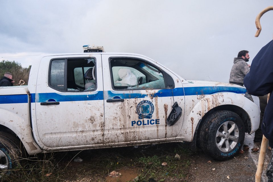 Επεισόδια στην Κρήτη / Φωτογραφία EUROKINISSI   