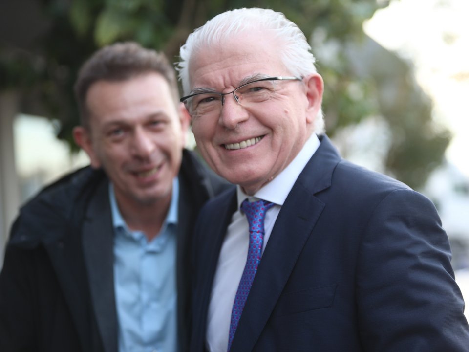 Ο διοικητής του ΕΛΓΑ Α. Λυκουρέντζος -Φωτογραφία: ΓΙΑΝΝΗΣ ΠΑΝΑΓΟΠΟΥΛΟΣ/EUROKINISSI