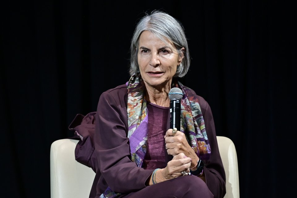 Η πρώην βουλευτής με το Ποτάμι, Αντιγόνη Λυμπεράκη.  