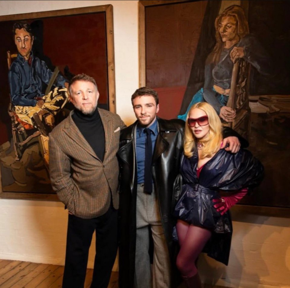 Η Madonna και ο Γκάι Ρίτσι συναντήθηκαν για την έκθεση του γιου τους