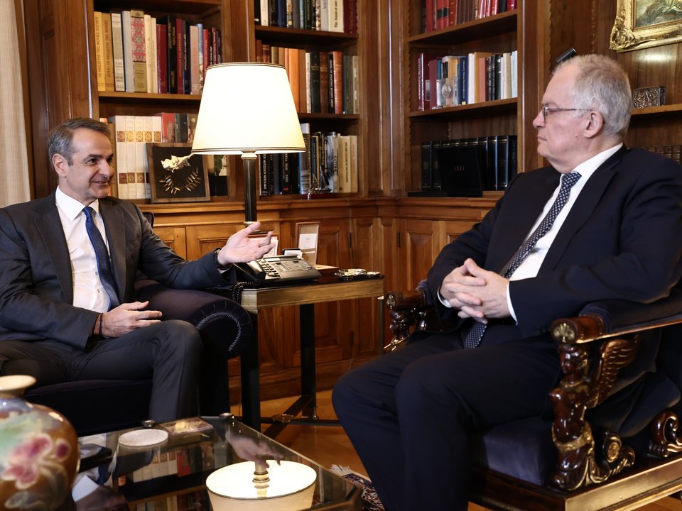 Ο Κυριάκος Μητσοτάκης με τον ΠτΔ Κ. Τασούλα / Φωτογραφία: INTIME NEWS / ΛΙΑΚΟΣ ΓΙΑΝΝΗΣ