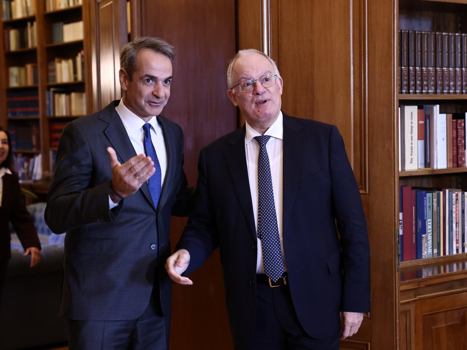 Ο Κυριάκος Μητσοτάκης με τον ΠτΔ Κ. Τασούλα / Φωτογραφία: INTIME NEWS / ΛΙΑΚΟΣ ΓΙΑΝΝΗΣ