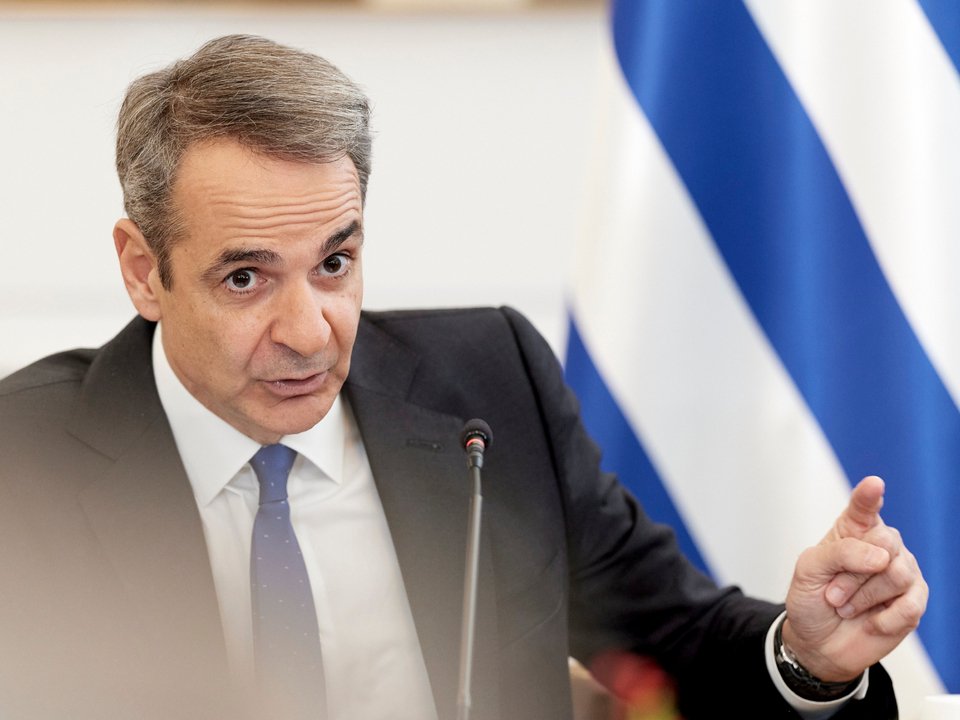 Ο Κυριάκος Μητσοτάκης στο υπουργικό - Φωτογραφία: Γρ. Τύπου Πρωθυπουργού/ΔΗΜΗΤΡΗΣ ΠΑΠΑΜΗΤΣΟΣ