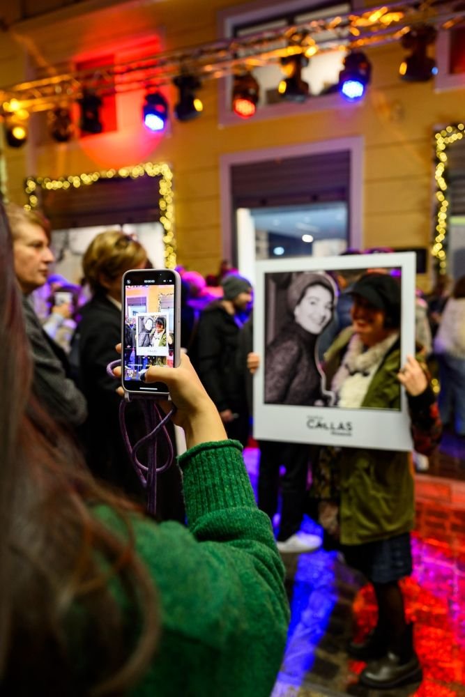 Mία σελφι με την Μαρία Κάλλας 