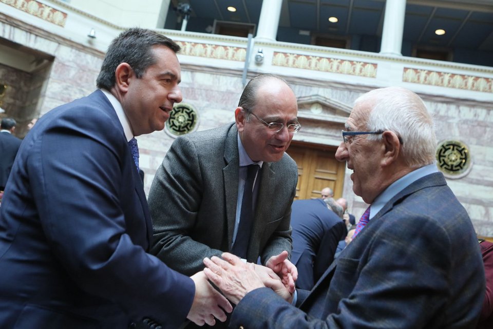 Νότης Μηταράκης, Μακάριος Λαζαρίδης και Νικήτας Κακλαμάνης