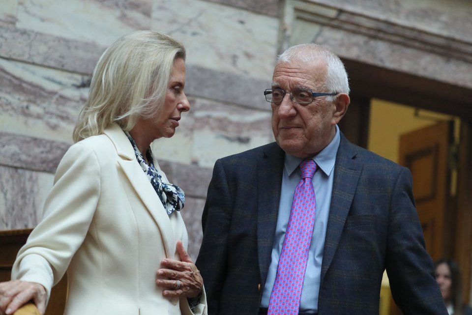 Η Ελίζα Βόζεμπεργκ με τον Νικήτα Κακλαμάνη