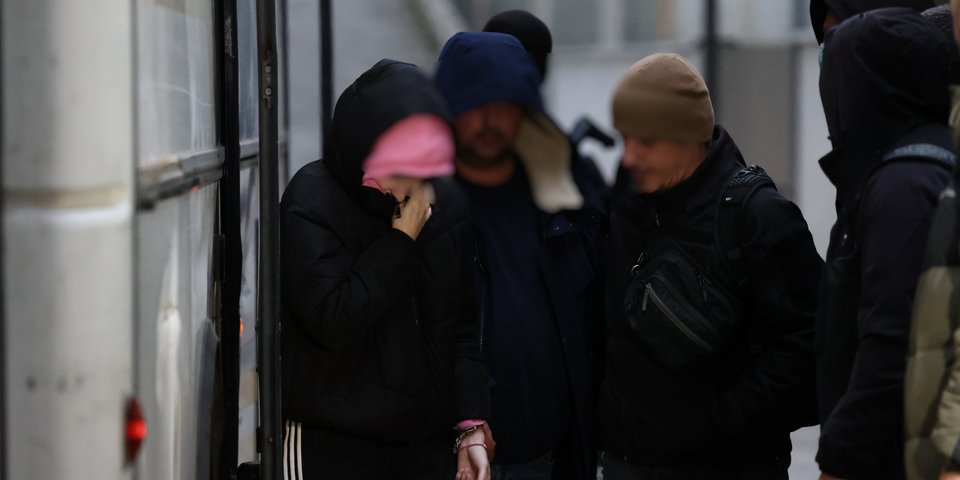 Οι συλληφθέντες από την Κρήτη για το σκάνδαλο του ΟΠΕΚΕΠΕ -Φωτογραφία: INTIME NEWS / ΛΙΑΚΟΣ ΓΙΑΝΝΗΣ