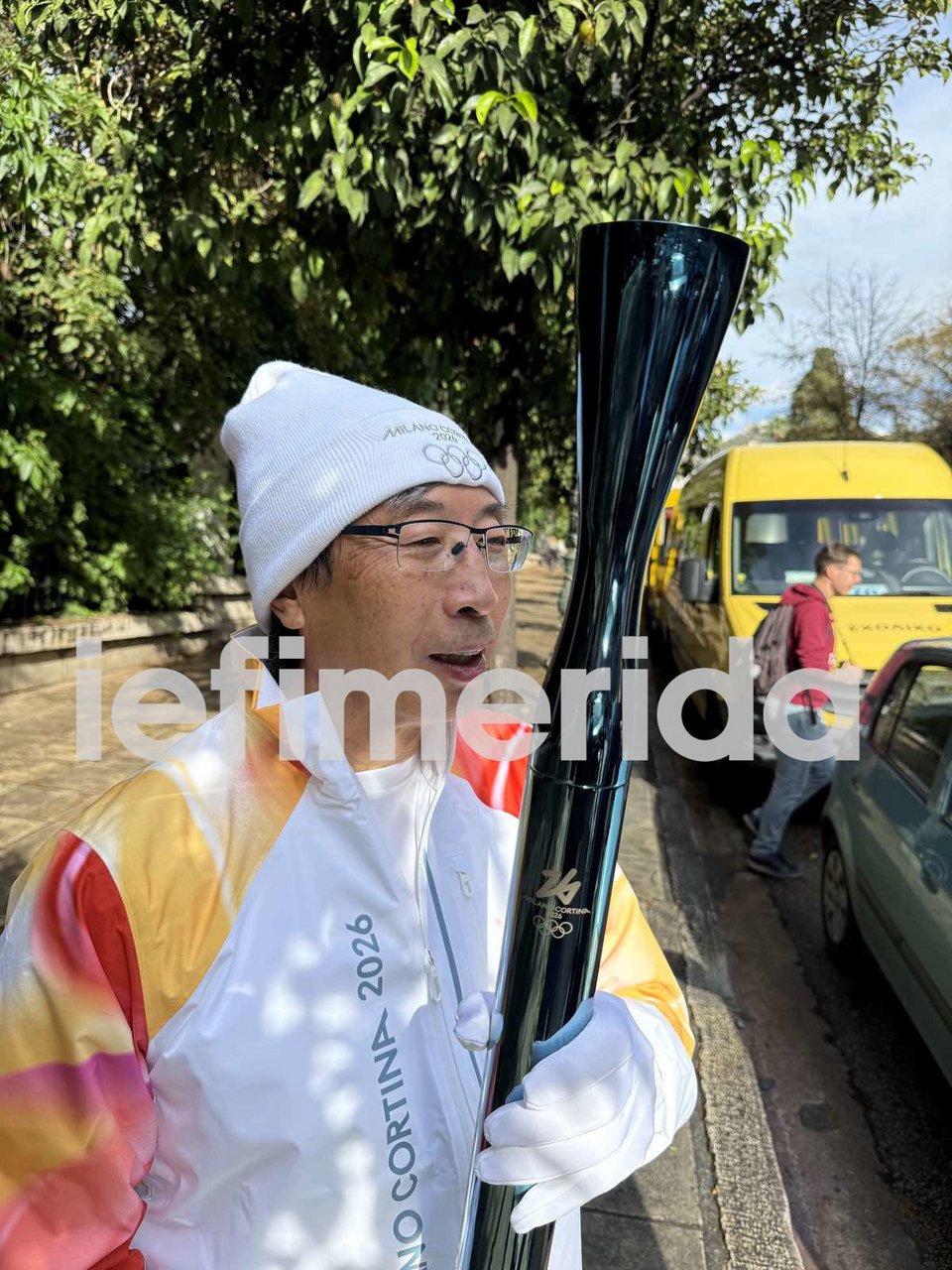 Ο δισεκατομμυριούχος Πάτρικ Σουν έτρεξε στην Αθήνα με την Ολυμπιακή φλόγα