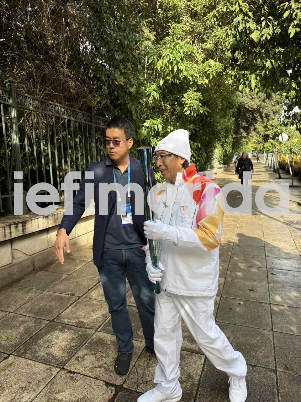 Ο Πάτρικ Σούν στην Ηρώδου Αττικού