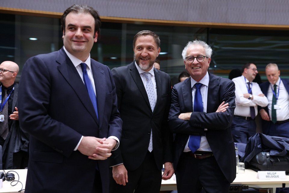 Ο Κυριάκος Πιερρακάκης στο Eurogroup -Φωτογραφία: Alexandros Michailidis / SOOC