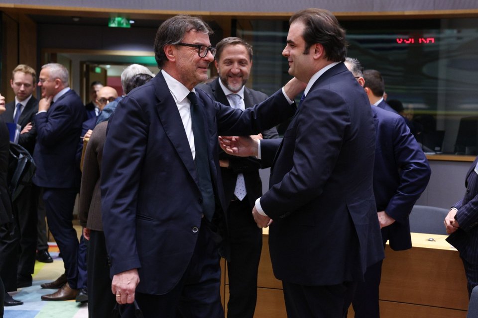 Ο Κυριάκος Πιερρακάκης στο Eurogroup -Φωτογραφία: Alexandros Michailidis / SOOC