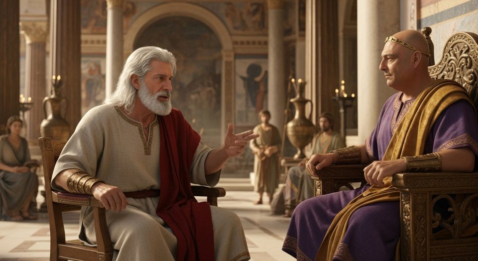 Στο ρόλο του Οδυσσέα ο Μάνος Πίντζης