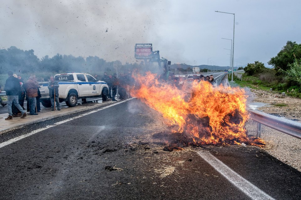Ένταση στον Πύργο / Φωτογραφία EUROKINISSI 